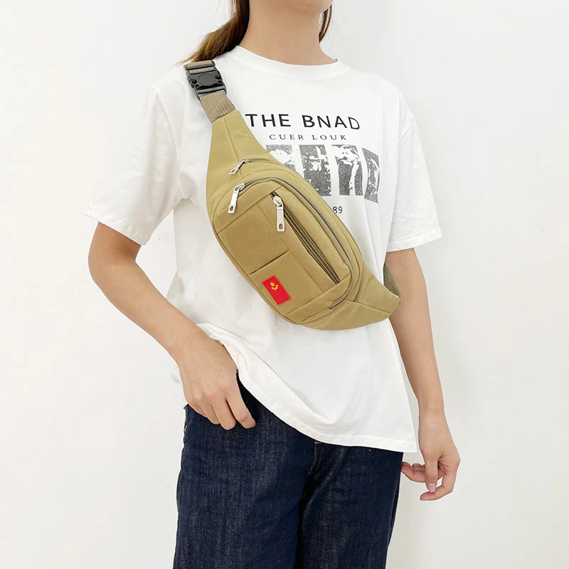 deanwangkt New Waist Bag Men's Multi-Layer Large Capacity Outdoor Travel Mobile Phone Bag Construction Site Business Checkout Belt Bag Wholesale - Deanwangkt