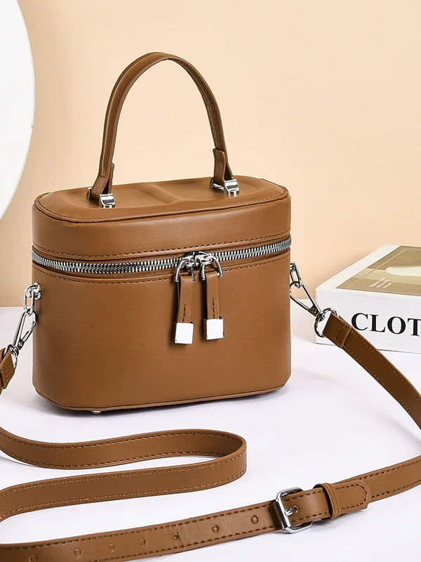 Women's bag  new fashion versatile high-end atmosphere daily commuter bucket bag popular shoulder messenger bag - Deanwangkt