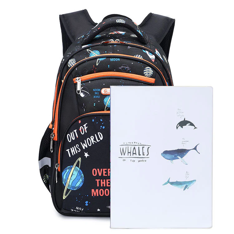 New Schoolbag Children's Grade 3-6 Primary School Boy Large-Capacity Backpack Backpack Space Schoolbag Girl - Deanwangkt