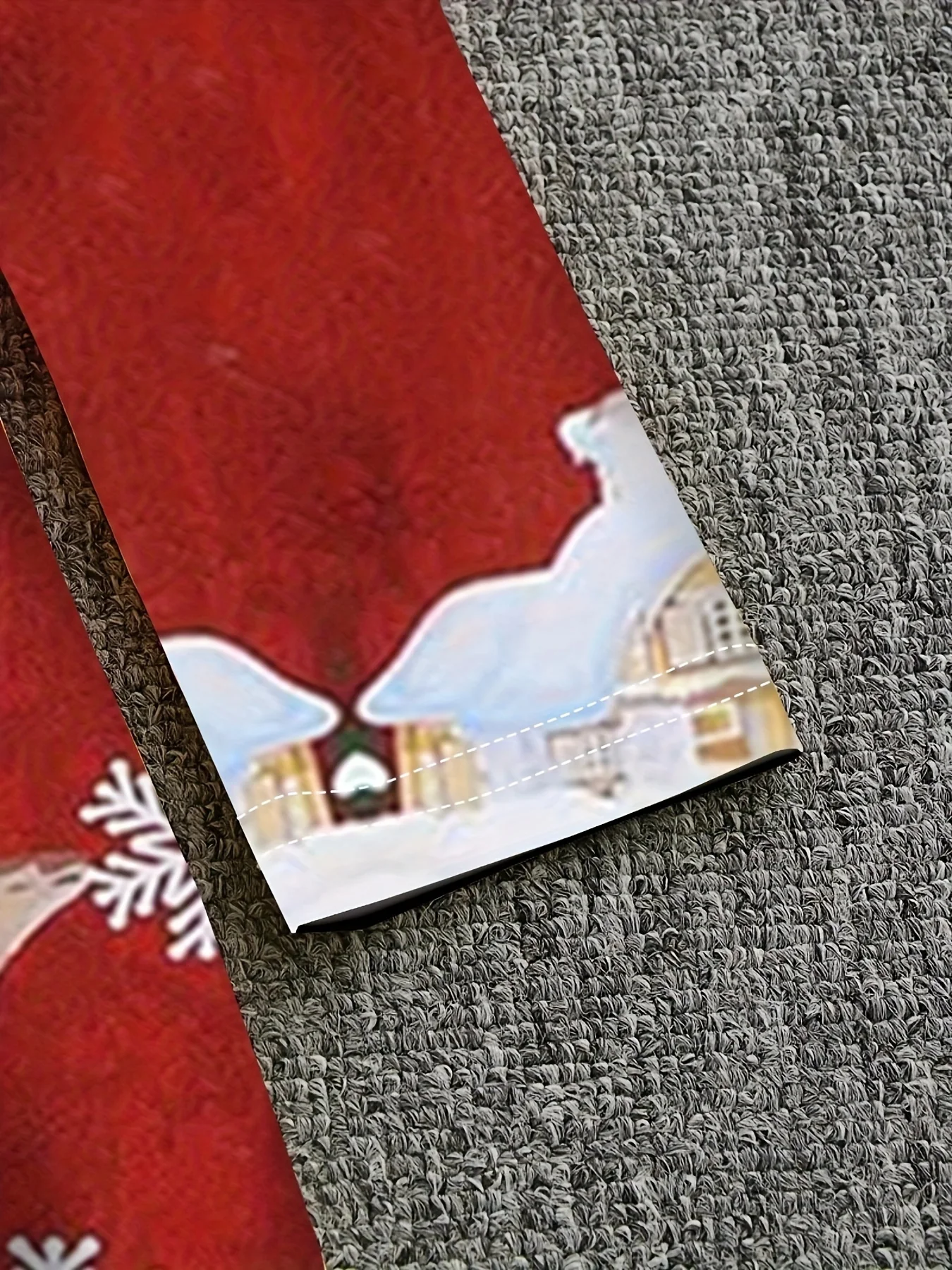 Girls' Festive Christmas Reindeer & Snowflake 3D Print Dress - Casual Elegance with Long Sleeves, Round Neck - Perfect for Spring/Summer/Fall - Deanwangkt