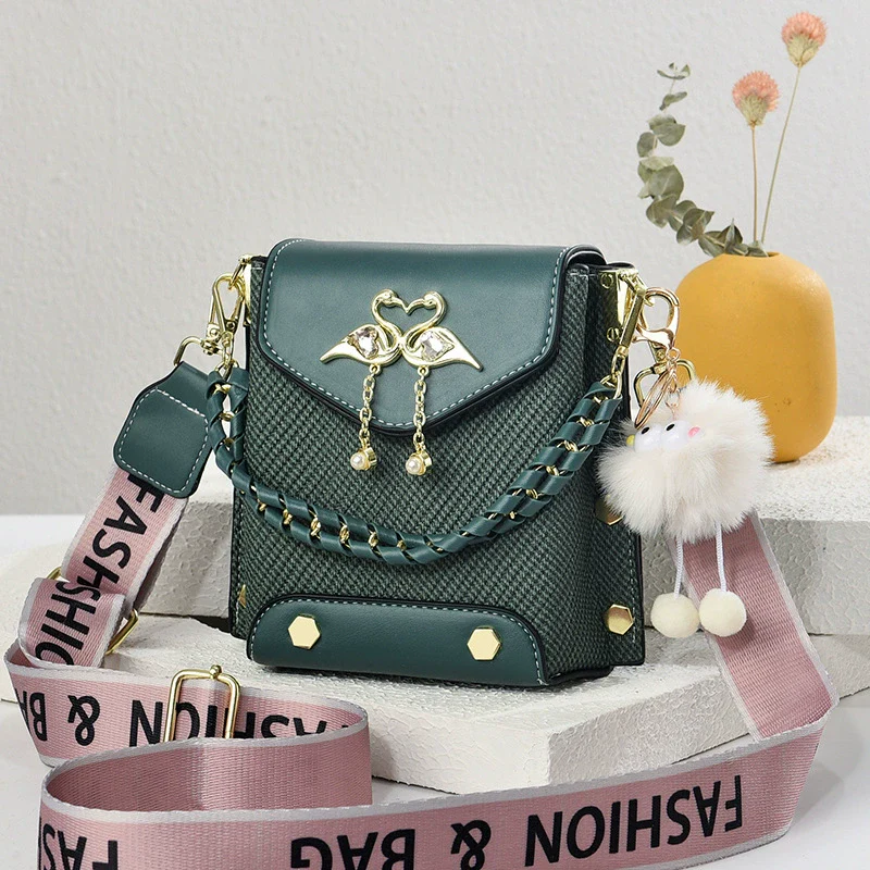 Hot style messenger bag mini small bag  new fashion versatile mobile phone bag student bag female - Deanwangkt