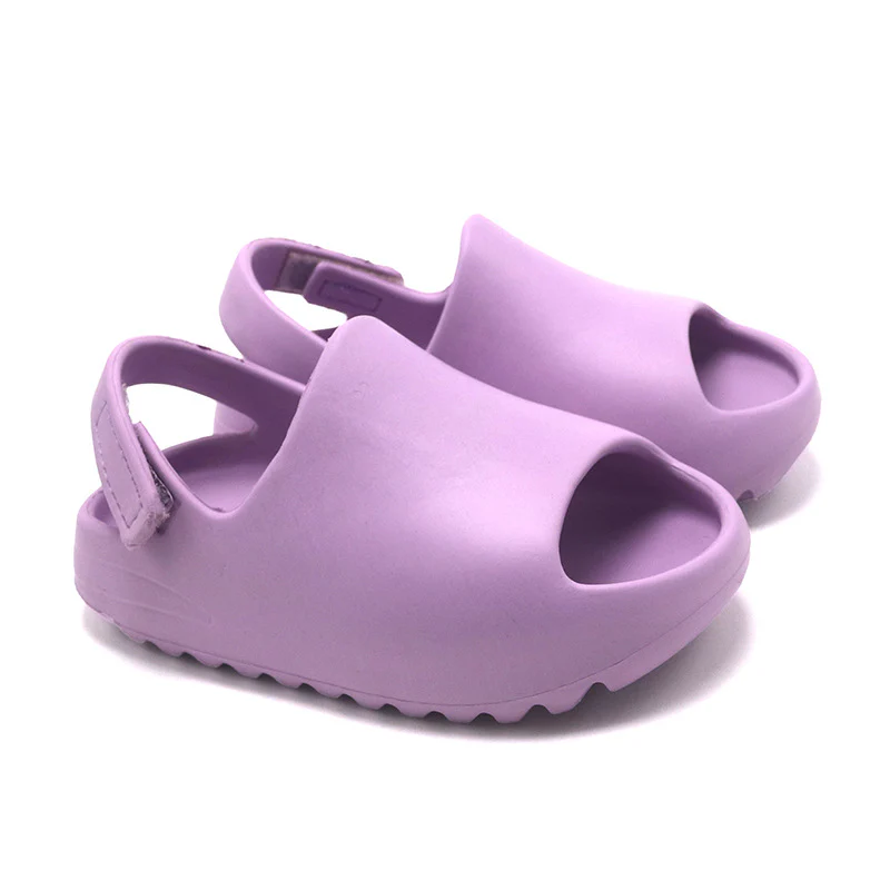 DEANWANGKT Children's Slippers Summer Children's Home Thick-Soled Non-Slip Slippers Medium and Big Children's Home Bathroom Bath Baby Sandals - Deanwangkt