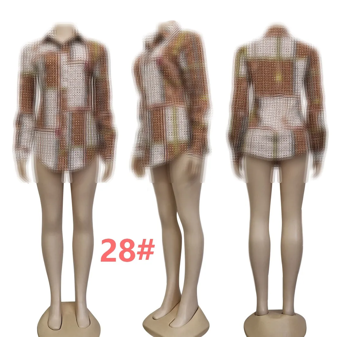 Luxury Women Blouses Shirts Designer Shirt Tops Long Sleeve Slim Fit Shirt Free Ship - Deanwangkt