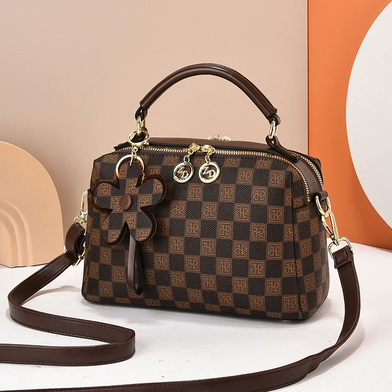 Women's Handbag  New Fashion Versatile Premium Commuter Boston Pillow Bag One Shoulder Crossbody Bag Women - Deanwangkt