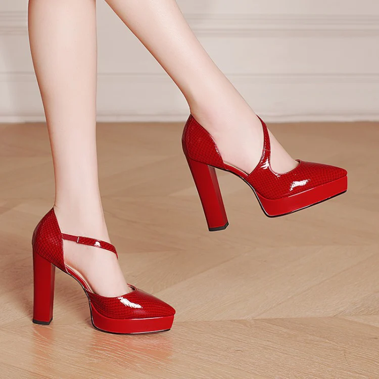 DEANWANGKT  Summer Chunky Heel Super High Heel Platform Sandals Women's Hollow  Foreign Trade Cross-Border Women's Shoes - Deanwangkt
