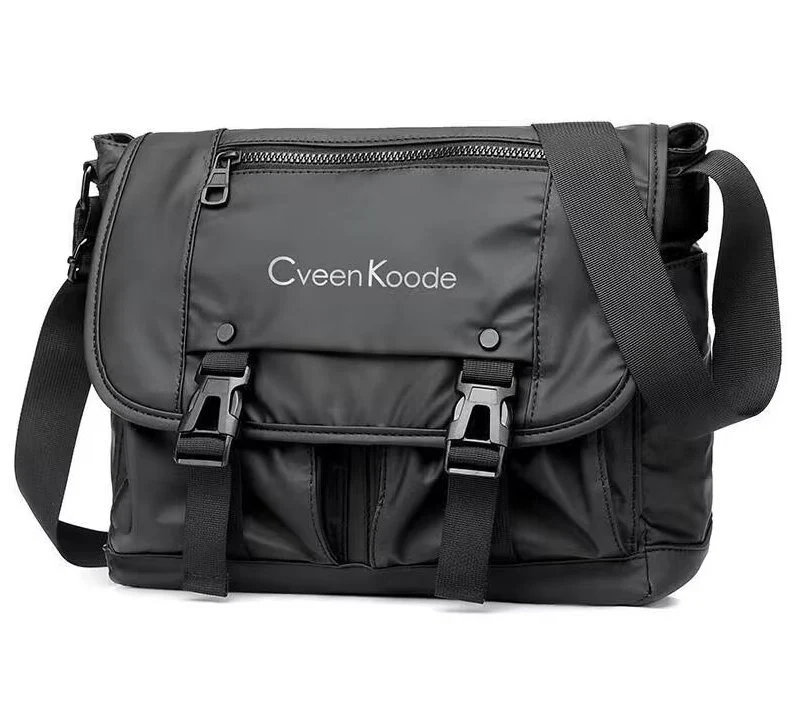 deanwangkt New Men Messenger Bag Functional Bag Cycling Crossbody Bag Large Capacity Business Sports Bag All-Match Super Computer Bag - Deanwangkt