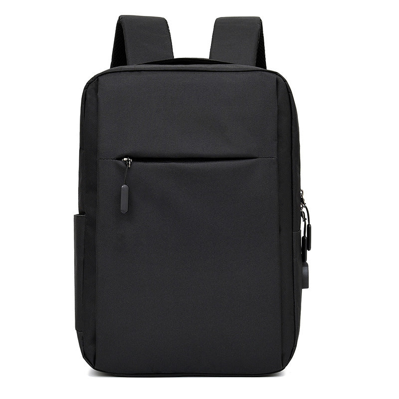 Student Schoolbag Casual Charging USB Gift Points Printing Logo Cross-Border Business Travel Large Capacity Schoolbag Back - Deanwangkt