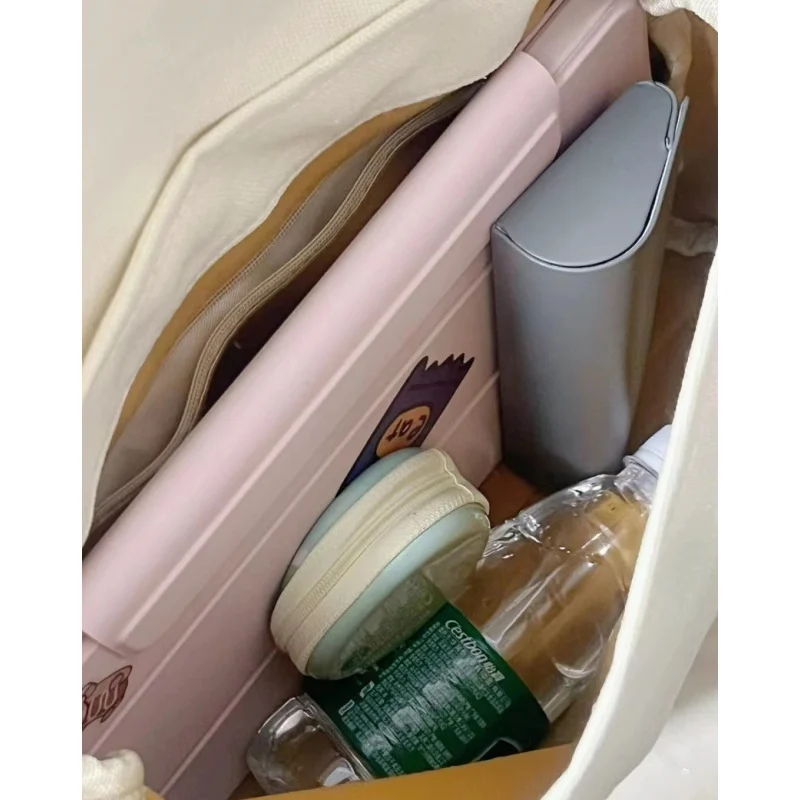 DEANWANGKT 2025 Women's bags Large capacity canvas bags Harajuku retro simple commuter shoulder bags College students class messenger bags Women - Deanwangkt