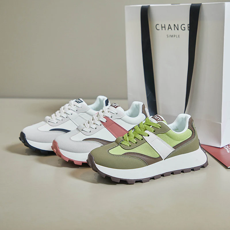 2025 spring Forrest Gump shoes new Korean version ins female student sports running casual shoes heightening shoes street shot G6830 - Deanwangkt