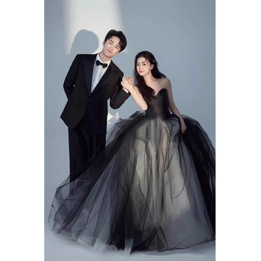 2025 Princess on the Run Series New Black Dinner Annual Meeting Art Exam Bar Mitzvah Chorus Performance Host Dress - Deanwangkt