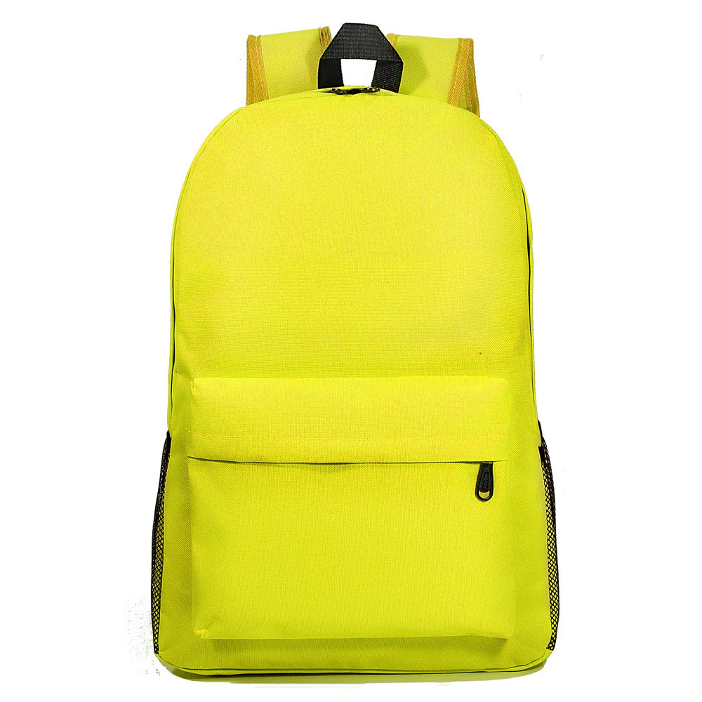 New Koreanstyle Backpack Candy Color Backpack White Ditch Student Schoolbag Logo One Piece Dropshipping - Deanwangkt