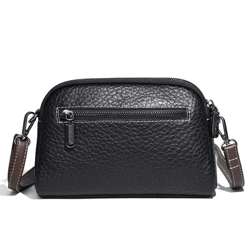 deanwangkt - Cowhide Bag New Crossbody Bags For Women Women's Leather Soft Leather Zero Wallet Fashion Versatile Messenger Bags For - Deanwangkt