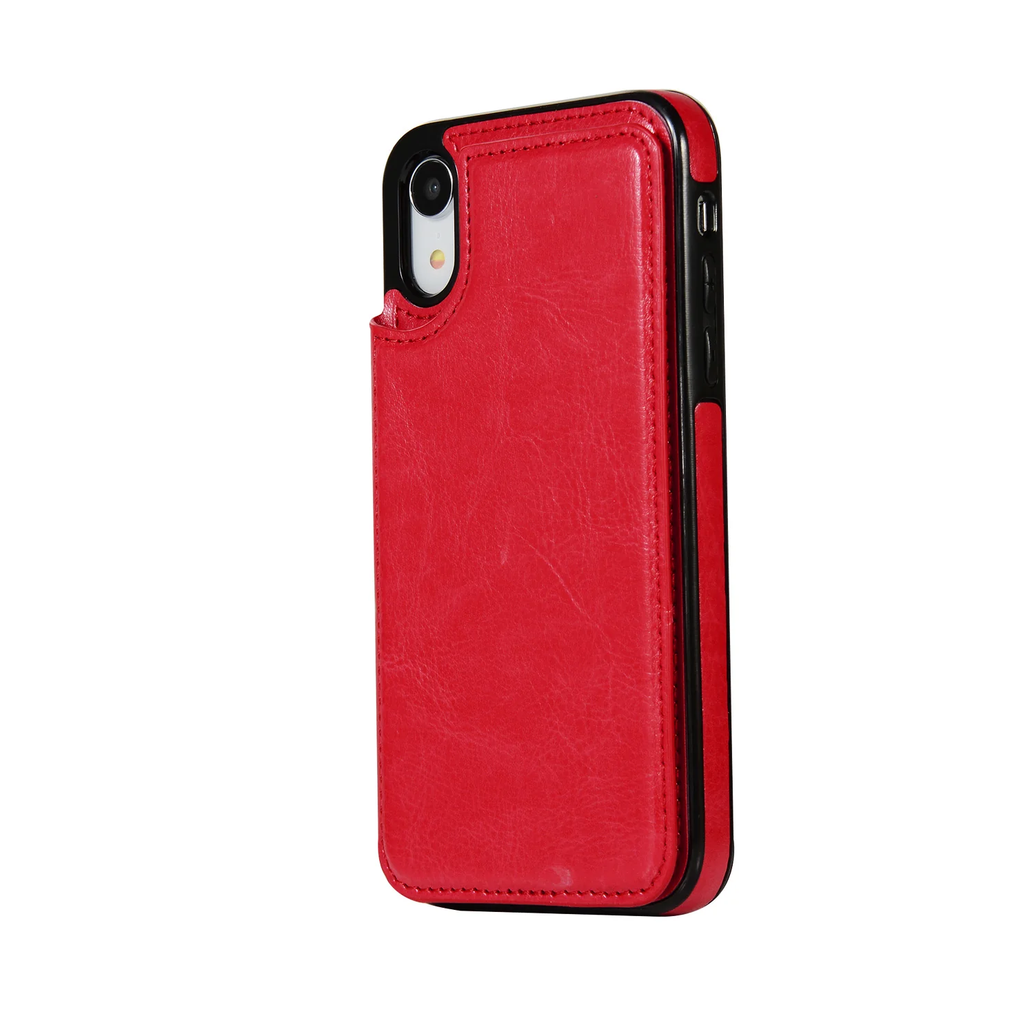 Premium PU Leather Wallet Phone Case with Card Slots and Magnetic Closure - Slim-Fit Design for iPhone 11, 12, 13, 14 Series & More - 4G/5G Compatible - Deanwangkt