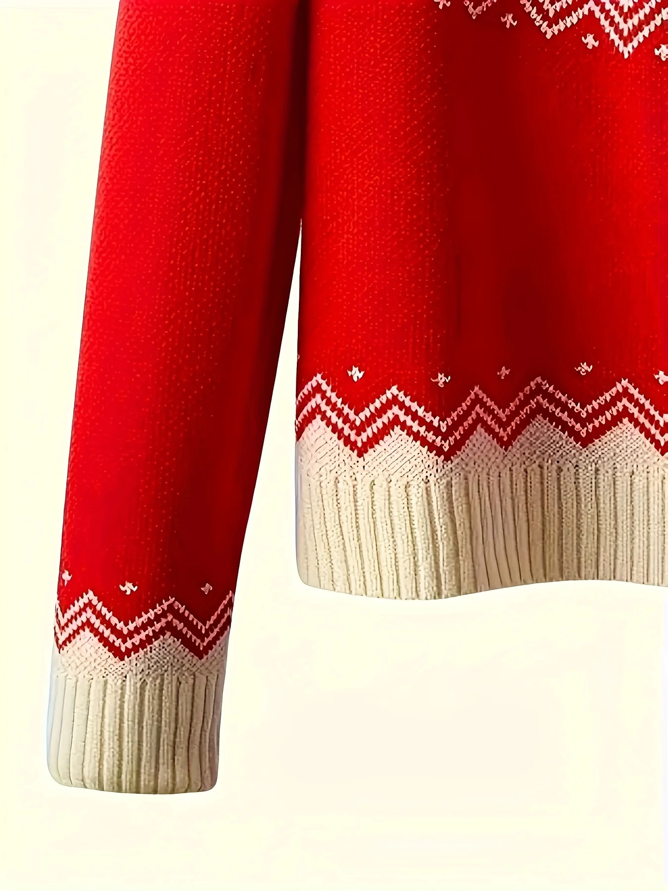 Long Sleeve Tree Pattern Casual Crew Neck Sweater for Women, Winter & Fall Clothing - Deanwangkt