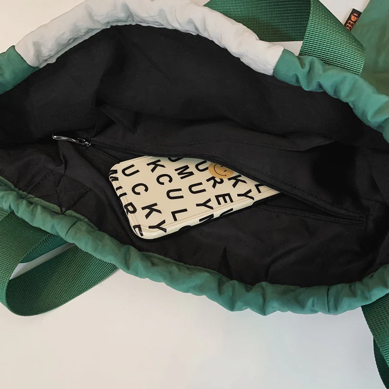 Drawstring Backpack  New Lightweight and Large Capacity Multi-Purpose Backpack Simple Daily Leisure Commute Handbag - Deanwangkt