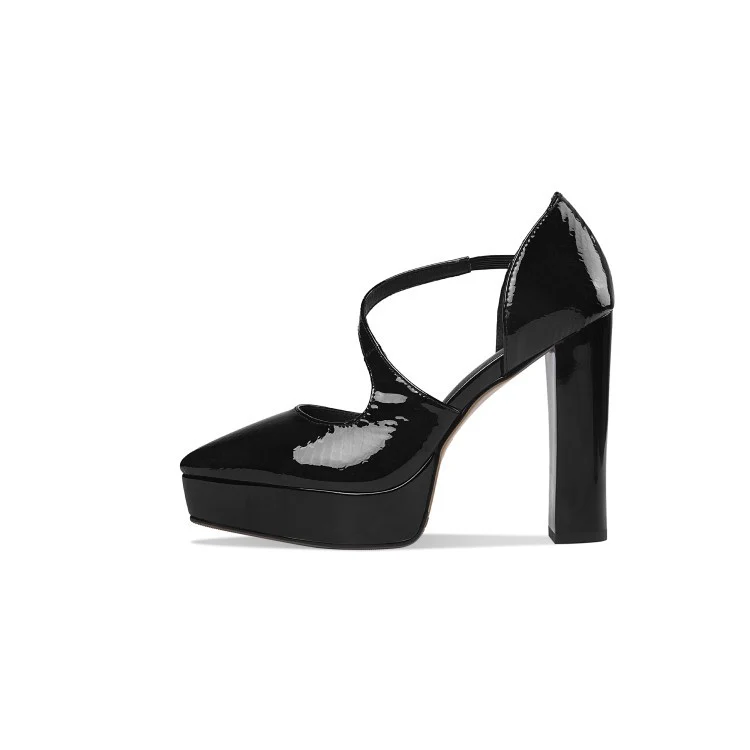 DEANWANGKT  Summer Chunky Heel Super High Heel Platform Sandals Women's Hollow  Foreign Trade Cross-Border Women's Shoes - Deanwangkt