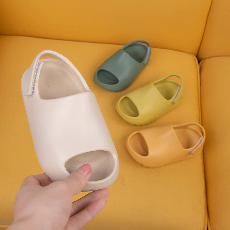 DEANWANGKT Foreign Trade Coconut Children's Slippers Summer New Eva Platform Medium and Big Children Yeezy Sandals Boys and Girls Shoes Wholesale - Deanwangkt