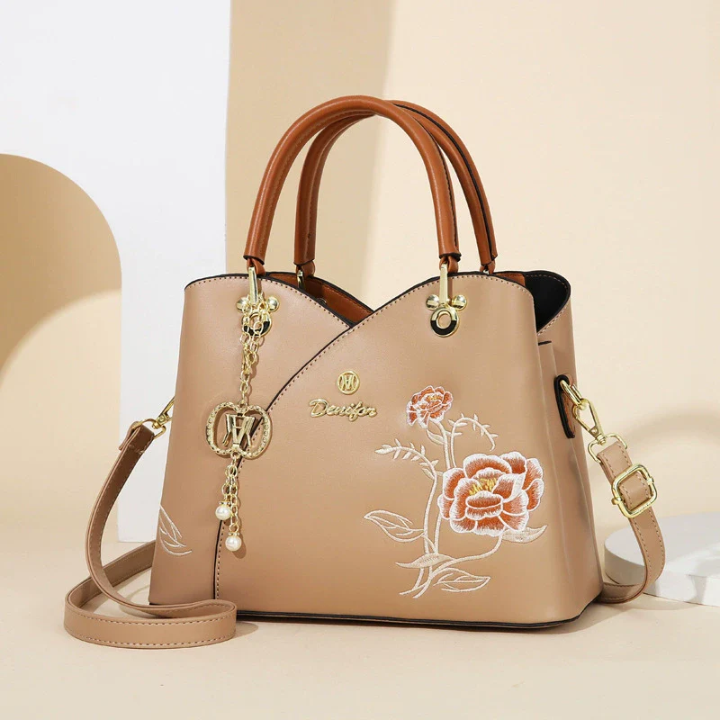 Large capacity tote bag  new fashion versatile women's bag atmospheric high-end single shoulder messenger bag women - Deanwangkt