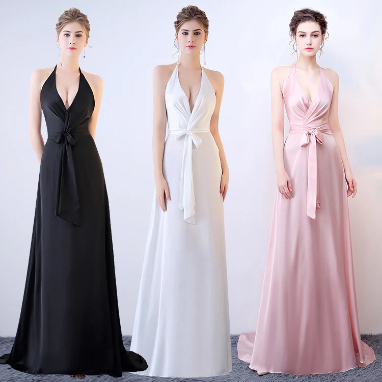 2025 G655/Sexy nightclub women's clothing backless low-cut deep V clubhouse ktv car show catwalk dress wholesale - Deanwangkt