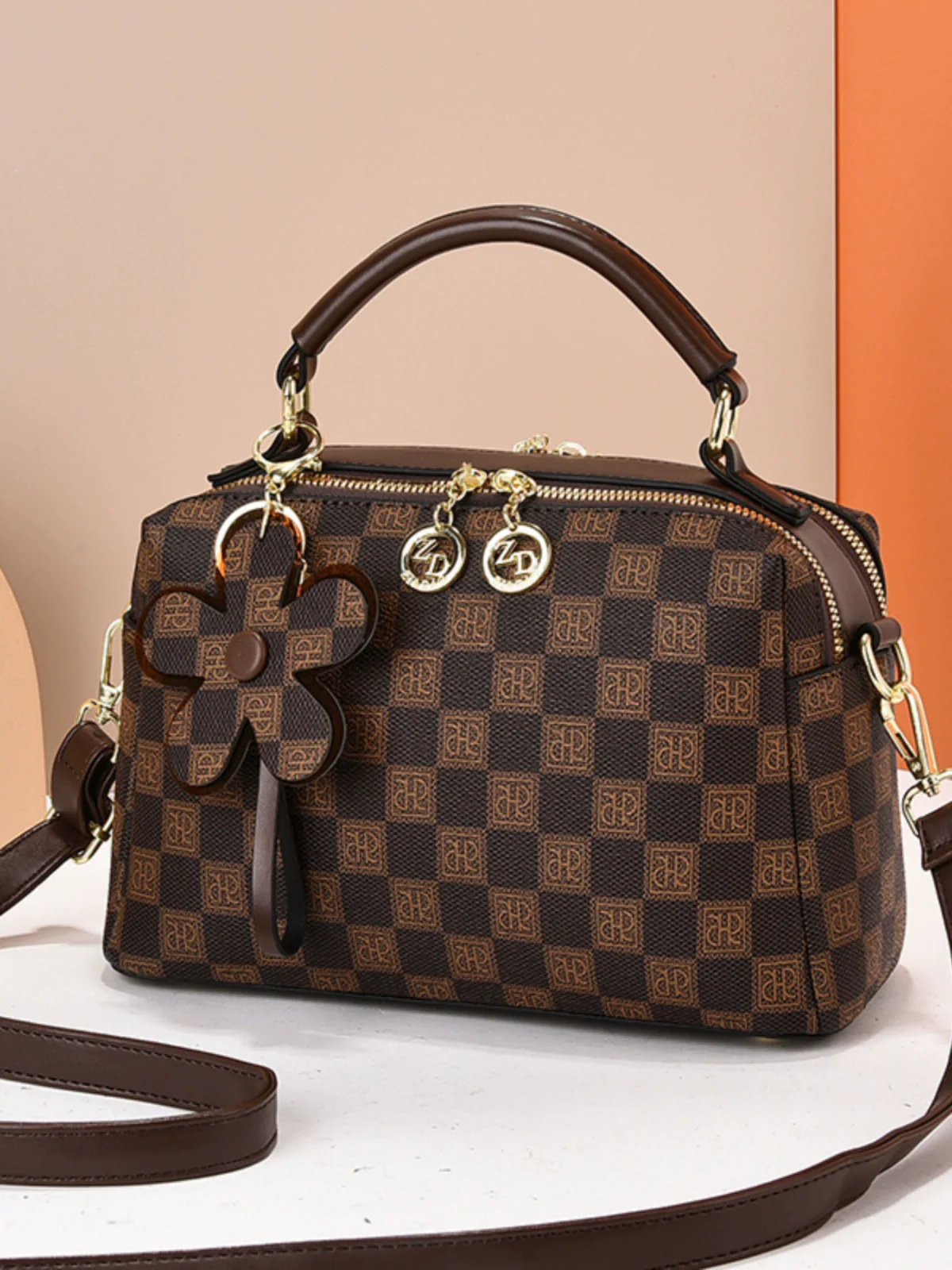 Women's Handbag  New Fashion Versatile Premium Commuter Boston Pillow Bag One Shoulder Crossbody Bag Women - Deanwangkt