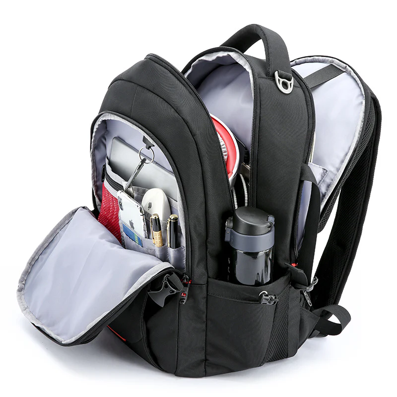 deanwangkt Backpack Men's Backpack Computer Bag Oxford Cloth Outdoor Travel Business Leisure Backpack Waterproof Large Capacity Travel Backpack - Deanwangkt