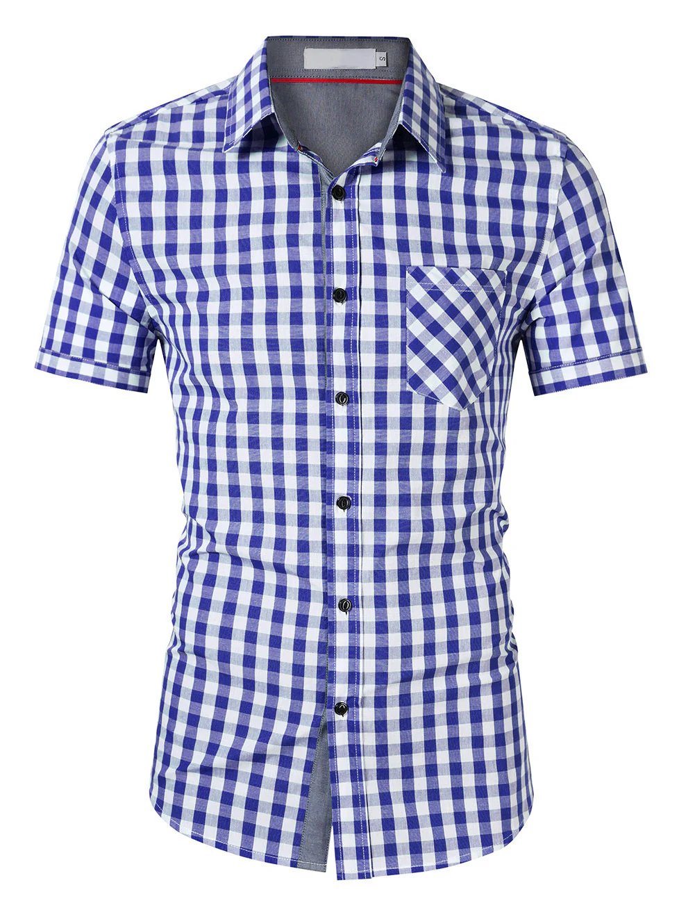 DEANWANGKT 2025 Men's Short Sleeve Shirt Men's Plaid Shirt  Men's Shirt  Popular Men's Shirt Customization - Deanwangkt