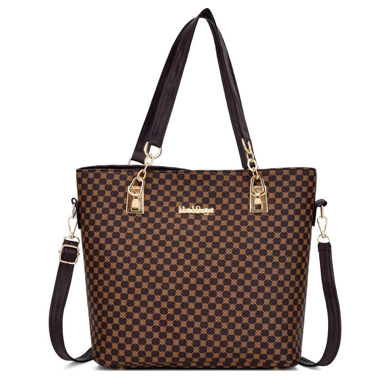 Foreign Trade Large Capacity Bag Women's New Match Sets Women's Bag Popular Printing Women's Shoulder Handbag - Deanwangkt