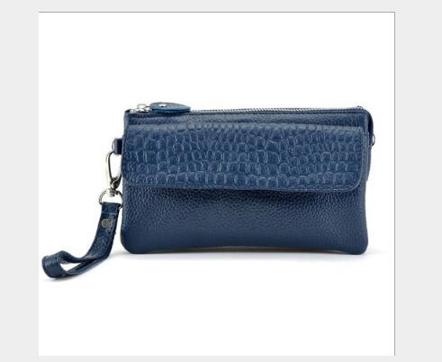 deanwangkt - Genuine Leather Clutch Women Long Wallets Women Money Purse Large Capacity Clutch Coin Purse Ladies Wallet Phone Purse Cartera - Deanwangkt