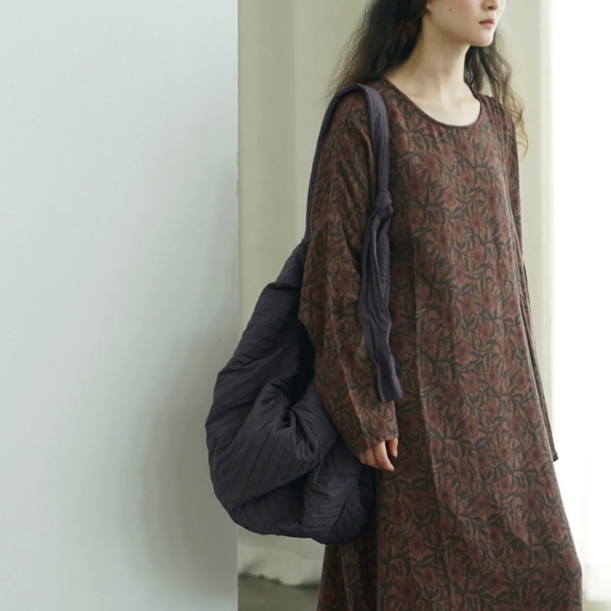 casual outdoor versatile personalized messenger dumpling bag, retro literary neutral shoulder messenger bag ps-53 - Deanwangkt