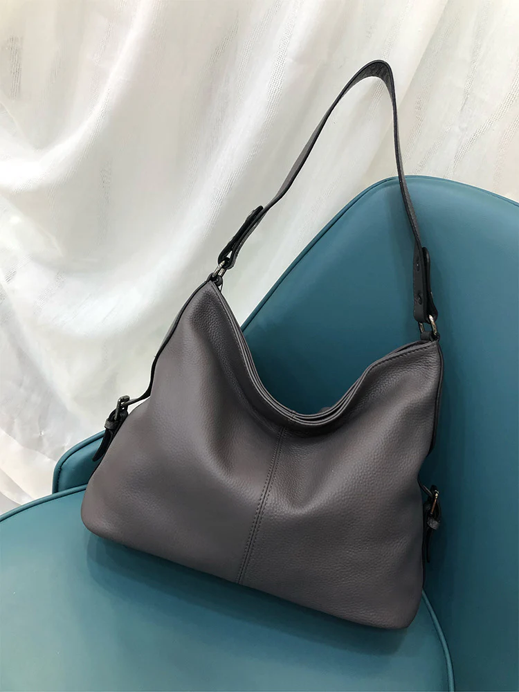 women's bag  new  style fashion shoulder bag leather tote bag first layer cowhide messenger bag 5560 - Deanwangkt