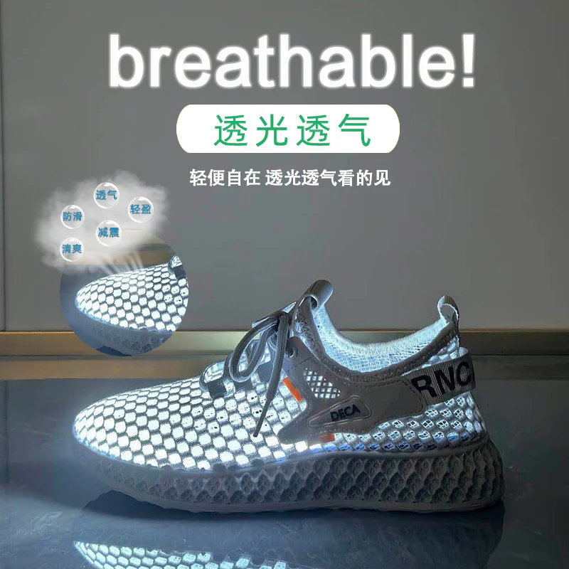 2025 ins Korean version of flying woven shoes popular summer new student sports shoes breathable fitness running casual shoes KT2663 - Deanwangkt