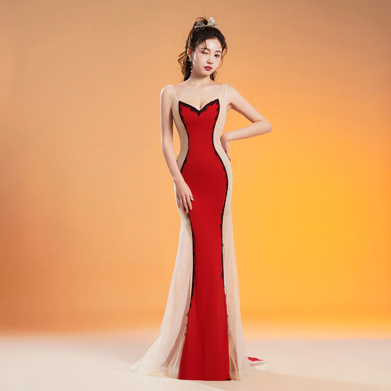 2025 G103/Sexy Dress Celebrity Party Fishtail Evening Dress Night Slim Temperament Long Dress Dress - Deanwangkt