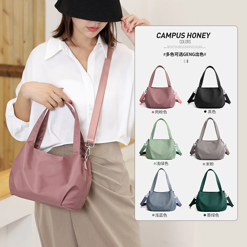 New Fashion Korean Single Shoulder Women's Bag Tote Bag Canvas Bag Large Capacity - Deanwangkt