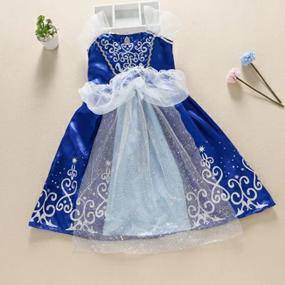 Summer Children Shirt  Girls Dress Frozen Princess Dress Sleeping Beauty Cinderella Snow White Skirt - Deanwangkt