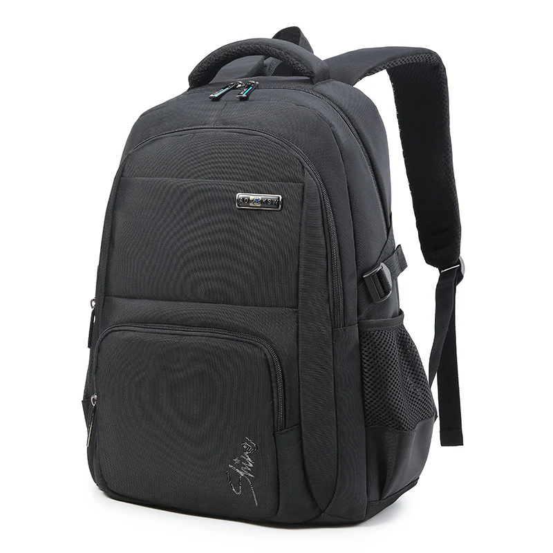 deanwangkt Customized New Product Embroidered Backpack Large Capacity Outdoor Travel Business Computer Backpack Men and Women All-Matching Sports Schoolbag - Deanwangkt