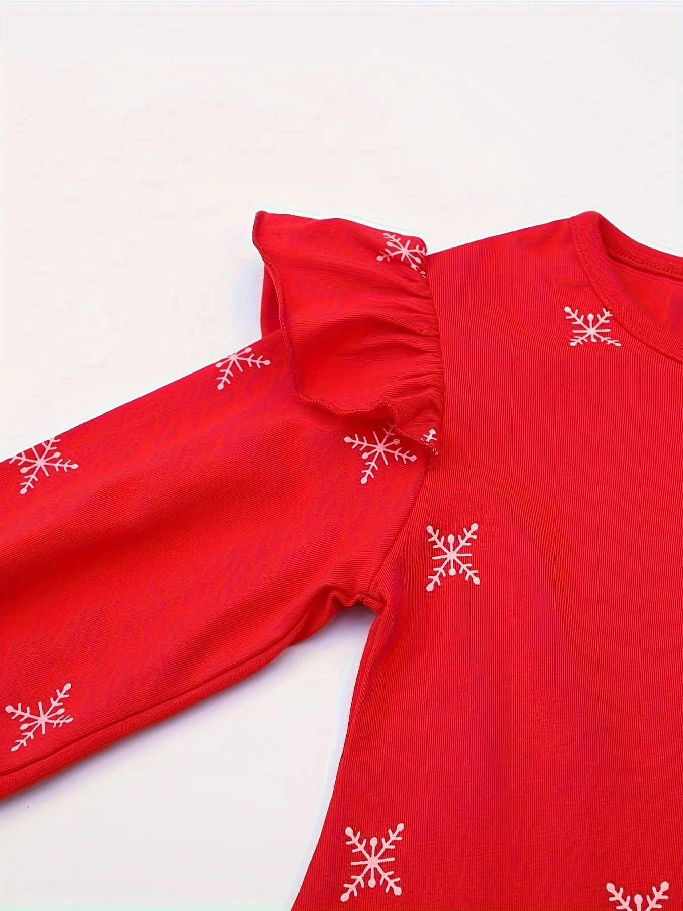 Girls' Crew Neck Long Sleeve Loose Fit Dress - Christmas Style, Fall Winter Season, Perfect Gift for Kids - Deanwangkt