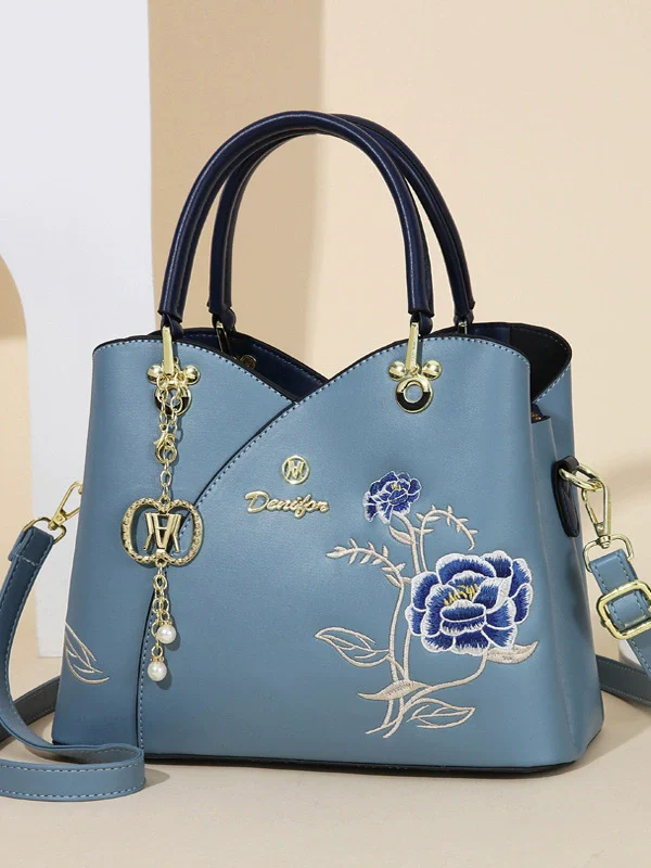 Large capacity tote bag  new fashion versatile women's bag atmospheric high-end single shoulder messenger bag women - Deanwangkt