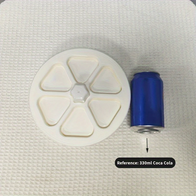 1pc 6-Cavity Sushi Plastic Mold, Pressed Rice Ball Bento Mold, Utility Kitchen Accessories for DIY Supplies, Dinnerware - Deanwangkt