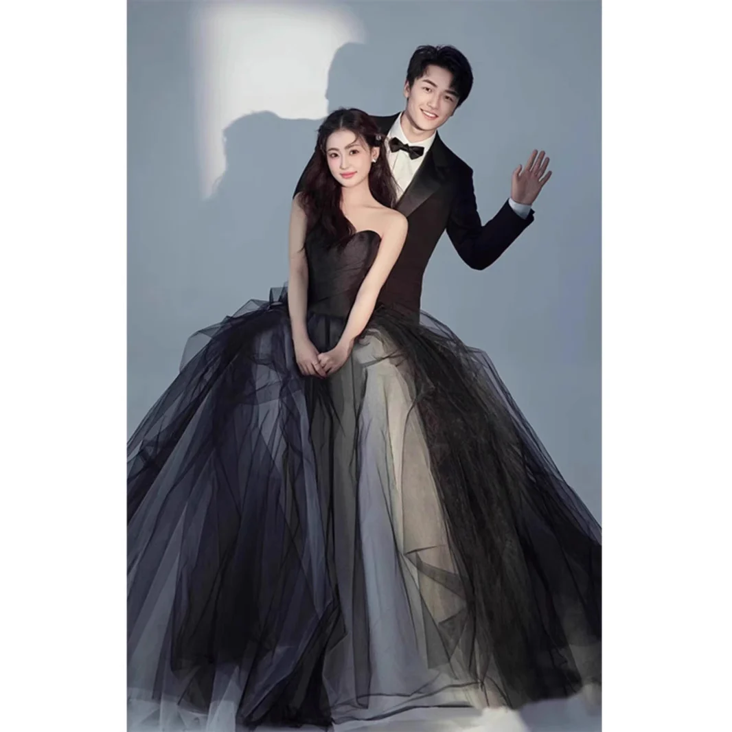 2025 Princess on the Run Series New Black Dinner Annual Meeting Art Exam Bar Mitzvah Chorus Performance Host Dress - Deanwangkt