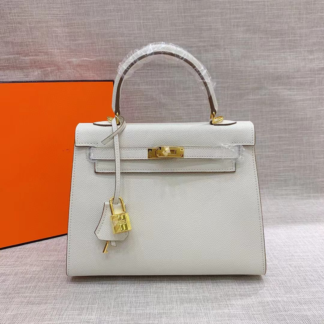 Kelly Bag Second Generation Mini New Versatile High-Grade Leather Casual Crossbody Small Handbags Women - Deanwangkt