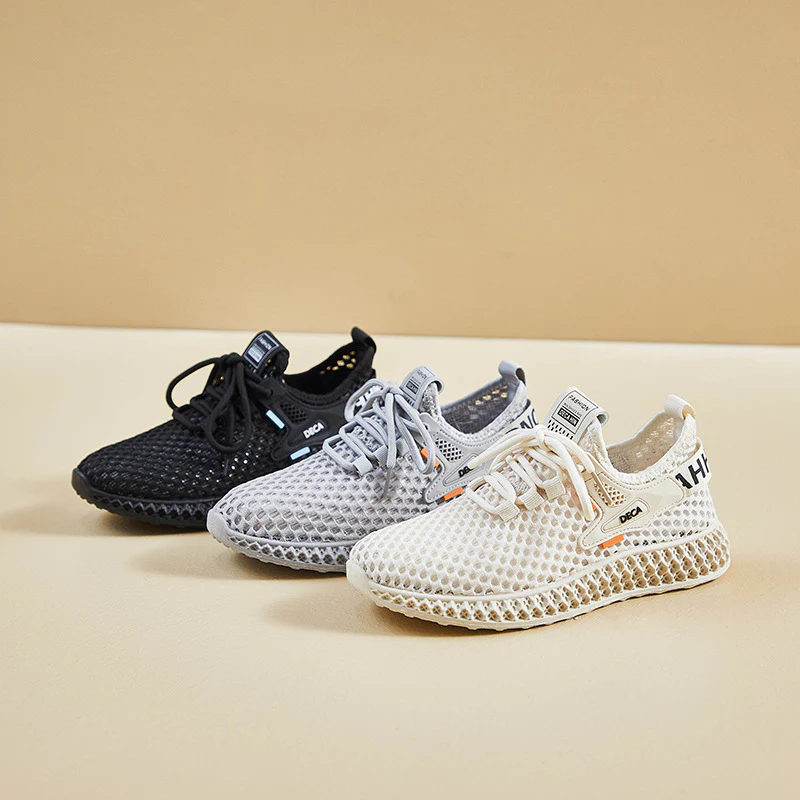 2025 ins Korean version of flying woven shoes popular summer new student sports shoes breathable fitness running casual shoes KT2663 - Deanwangkt