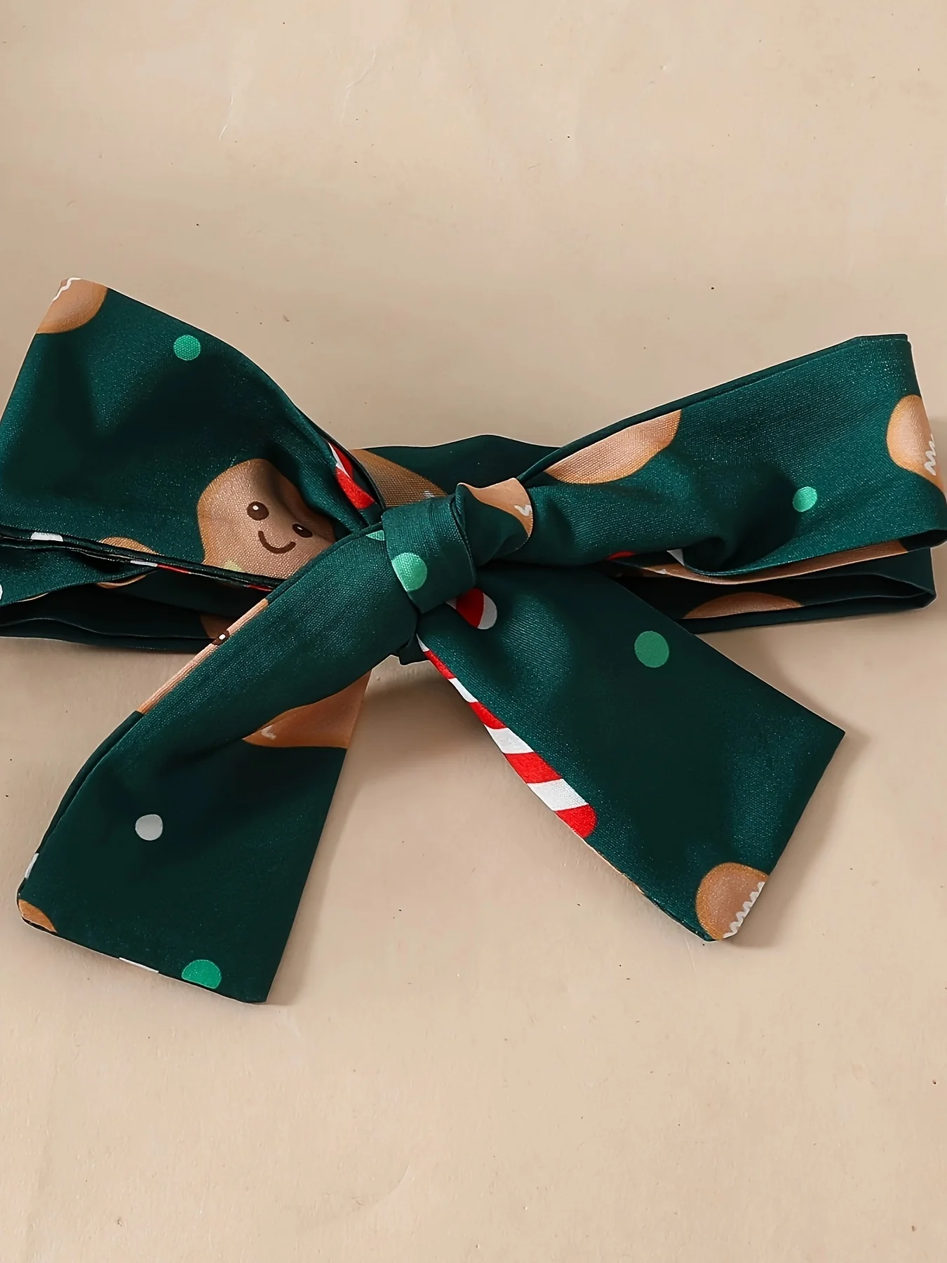 Baby's Christmas Element Patchwork Faux Two-piece Ribbed Long Sleeve Romper Dress + Hairband, Infant & Toddler Girl's Dress For Daily Wear/Holiday/Party, As Gift - Deanwangkt