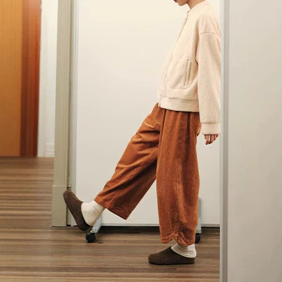 Pants women's autumn and winter, original corduroy balloon pants elastic waist trousers, Japanese Maillard wear B1103 - Deanwangkt