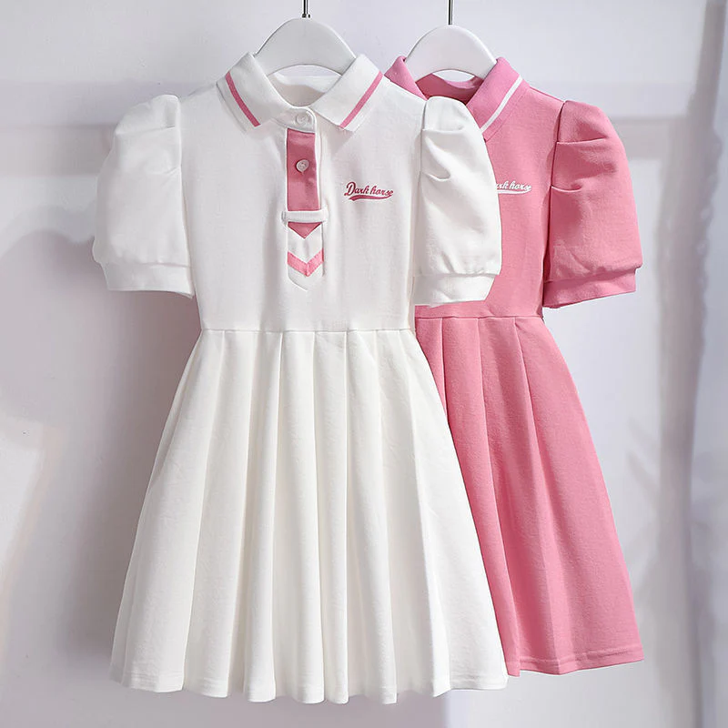 Pleated Skirt Children's Dress  New Fashion Girls Skirt Classic Style Sweet Princess Dress Children's Children's Clothing - Deanwangkt