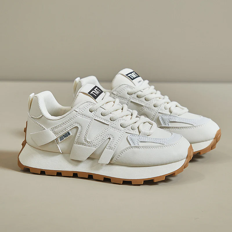2025 ins Korean version of the new Forrest Gump shoes women's  spring student sports running shoes casual thick soles increase tide 6682 - Deanwangkt