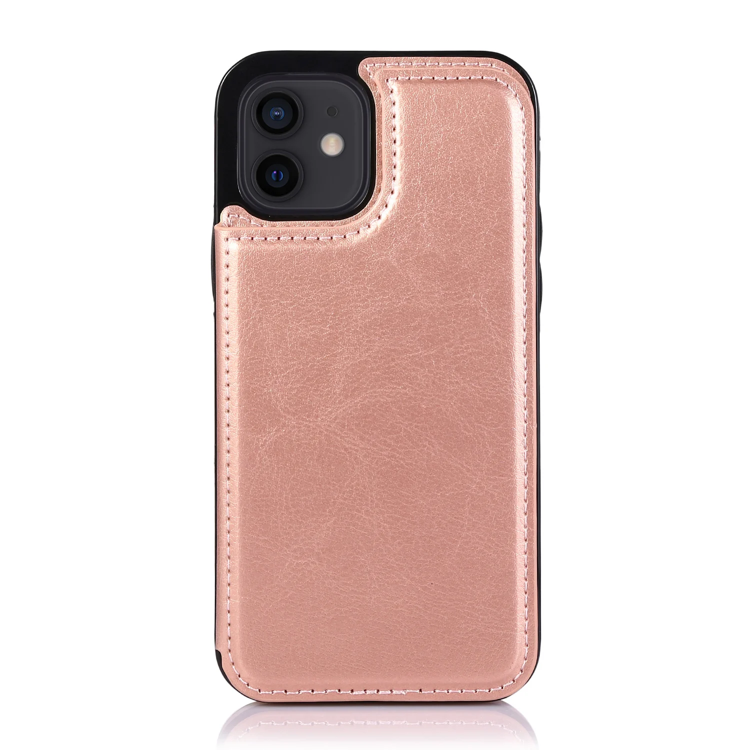 Premium PU Leather Wallet Phone Case with Card Slots and Magnetic Closure - Slim-Fit Design for iPhone 11, 12, 13, 14 Series & More - 4G/5G Compatible - Deanwangkt