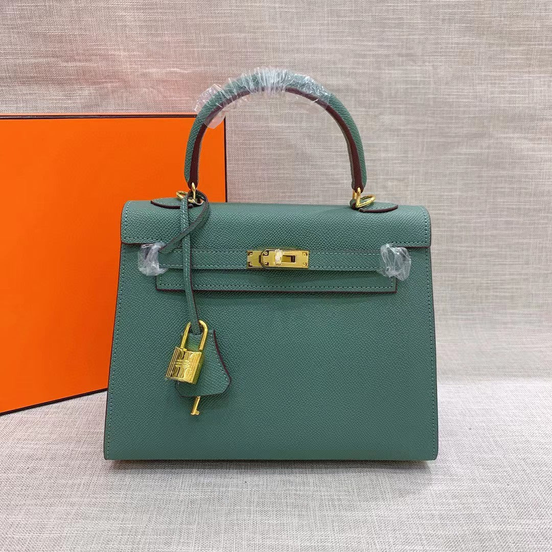 Kelly Bag Second Generation Mini New Versatile High-Grade Leather Casual Crossbody Small Handbags Women - Deanwangkt