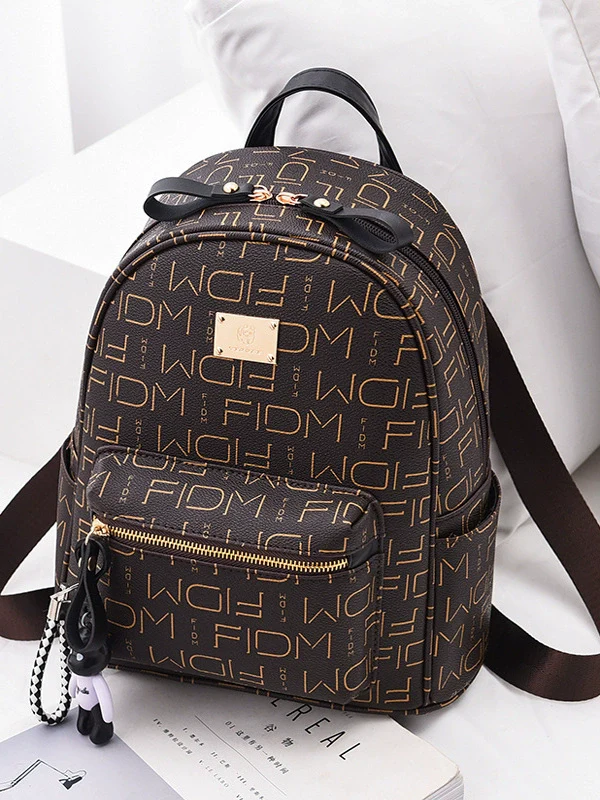 Backpack Women's Bag  New Fashion Commuter School Bag Printing Lightweight Large Capacity Temperament Backpack - Deanwangkt