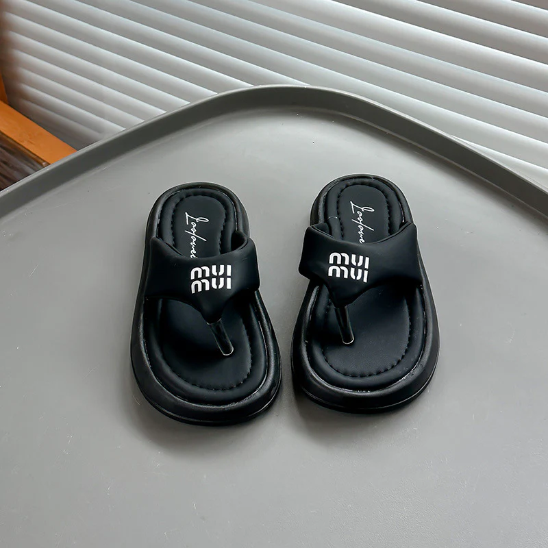 DEANWANGKT Girls' Slipper Indoor and Outdoor  Summer New Children's Korean Style Flip Flops Flip-Flops Flip-Flops Beach Shoes Fashion - Deanwangkt