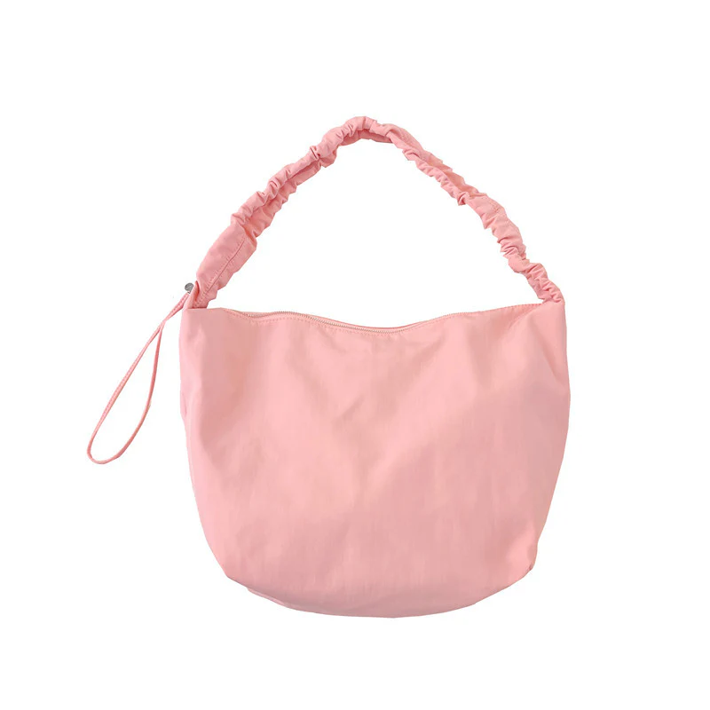 DEANWANGKT 2025 Cross-border Popular trade bag women's  new fashion and leisure large-capacity shoulder bag personalized pleated dumpling messenger bag - Deanwangkt